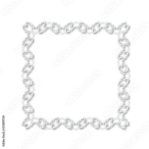 Frame, in the style of an ornament, Vector illustration eps 10, Art. 