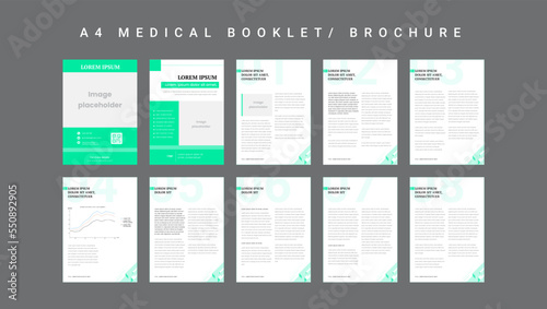A4 medical booklet