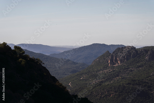 Paisaje de montaña en cádiz, Andalucia