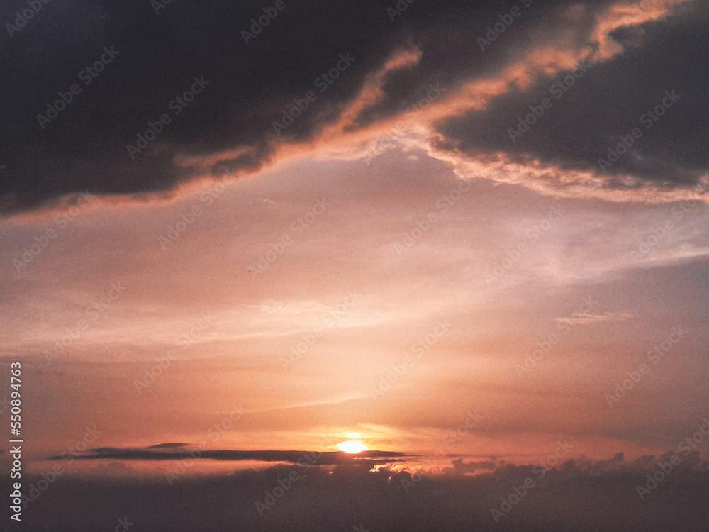 Cloudy sky and sunset 3