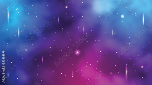 Space backround with realistic nebula