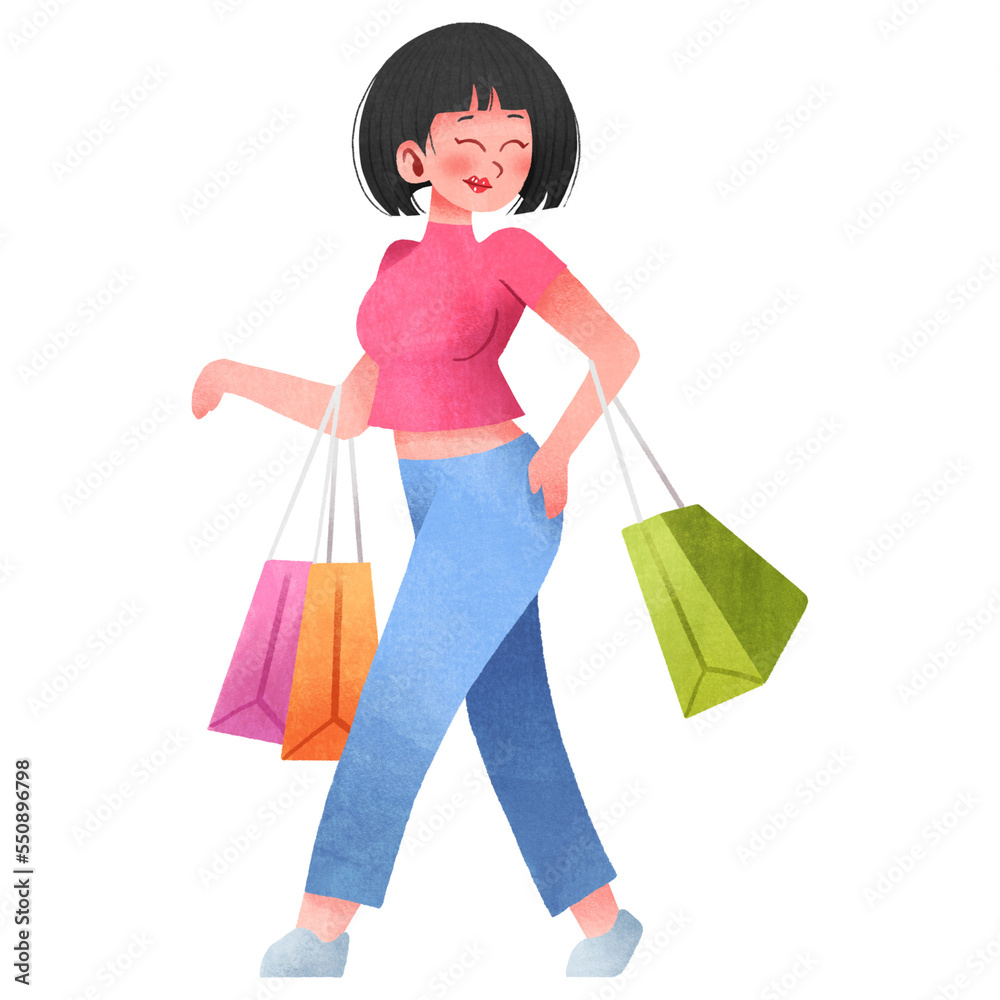Girl Shopping