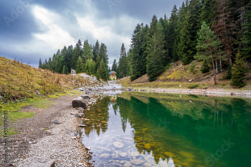 Fish Lake ( Balikgol ) view in Savsat Town of Turkey 