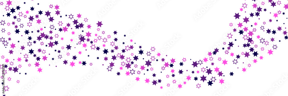 Falling confetti stars. Blue and pink stars on a white background. Festive background. Abstract texture on a white background. Design element. Vector illustration, eps 10. Falling confetti stars. Blue and pink stars on a white background. Festive background. Abstract texture on a white background. Design element. Vector illustration, eps 10.