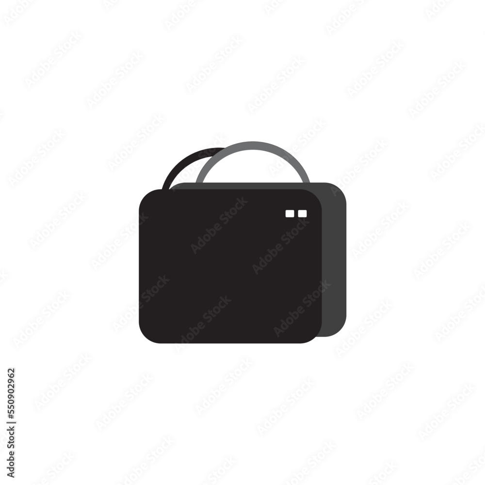 black suitcase isolated on white black suitcase isolated on white