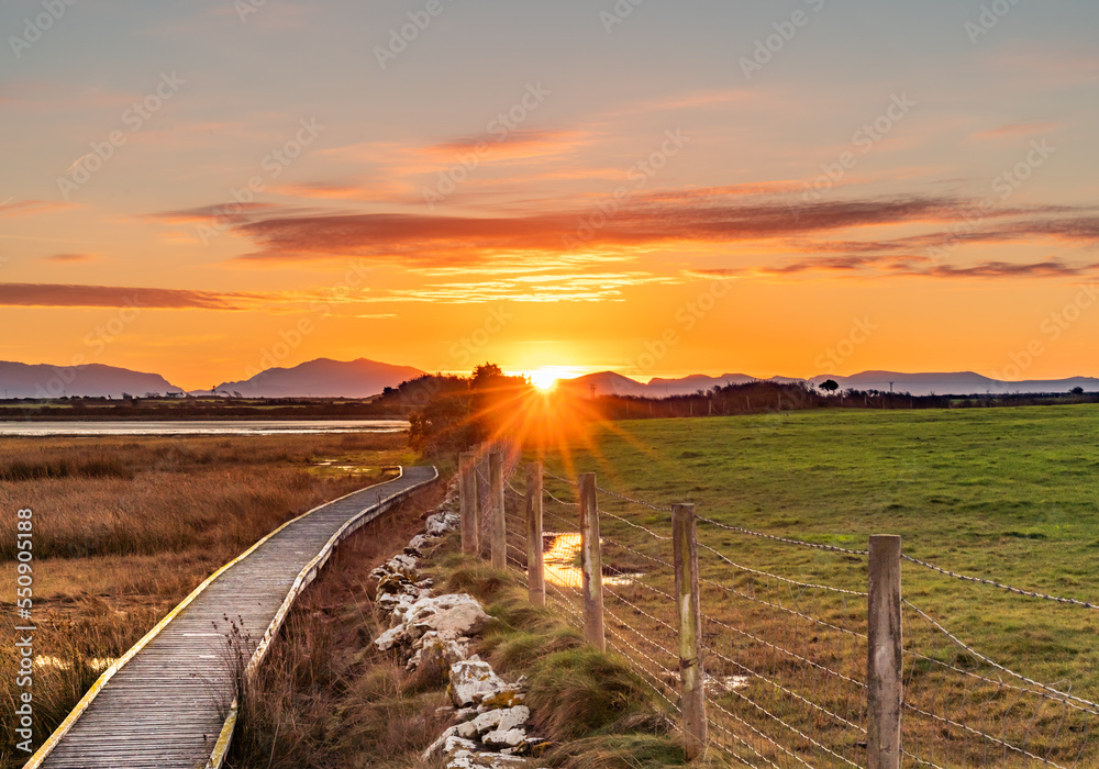 Sunrise at Four Mile Bridge Views around the North wales island of Anglesey Sunrise at Four Mile Bridge Views around the North wales island of Anglesey