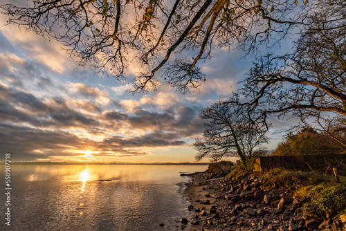 Sunrise at Penrhos Nature Park, Isle of Anglesey, North Wales 