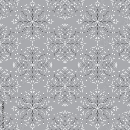 Seamless pattern. Abstract texture. Elegant ornate decoration. Can be used for wallpaper, textiles, design, web page, background. © hvostik16