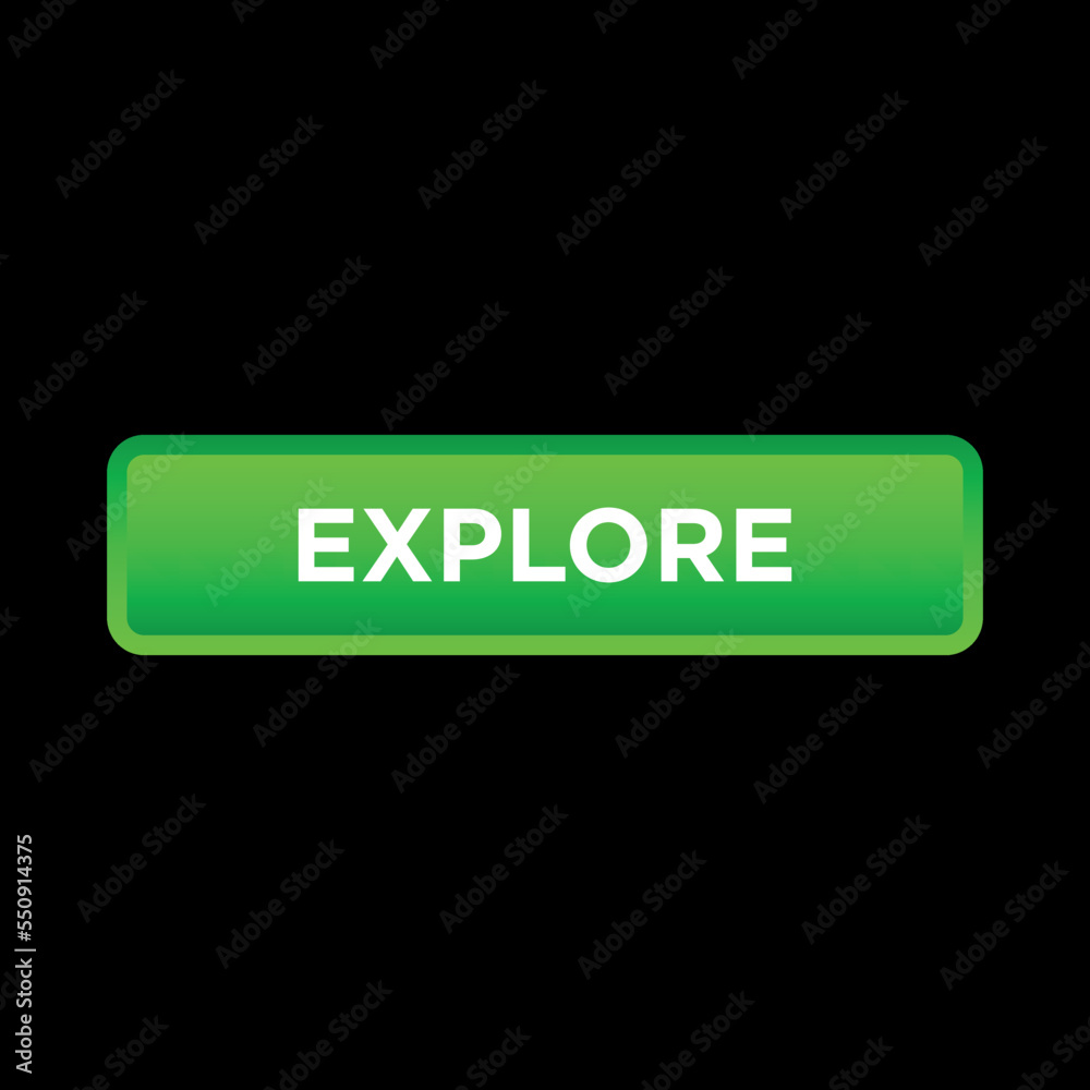 explore button website vector template explore button website vector template
