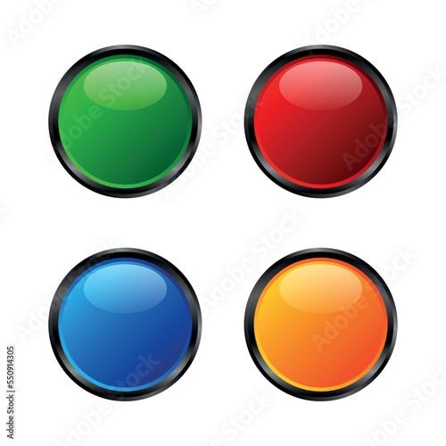 Free Download Blank Button Website Vector Template - GFXLoad