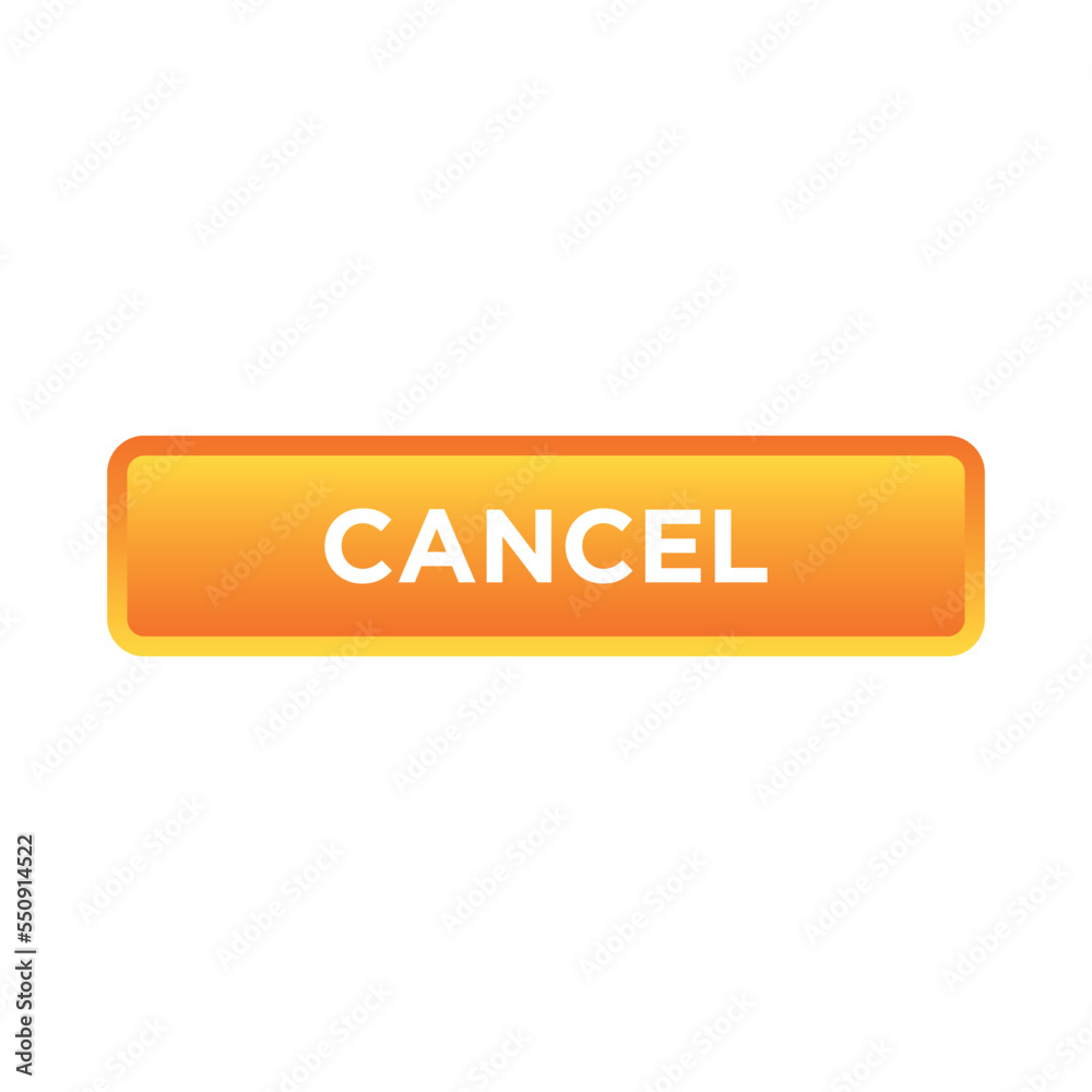 cancel button website vector template cancel button website vector template
