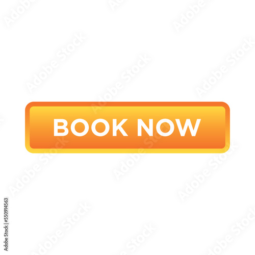 book now button website vector template