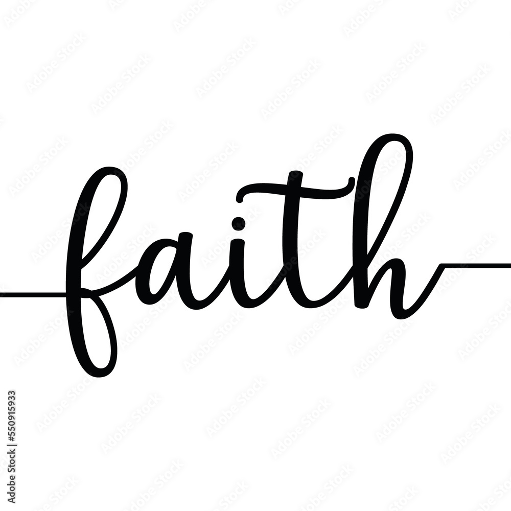 Faith PNG, Faith with tails, Christian text, Religious banner ...