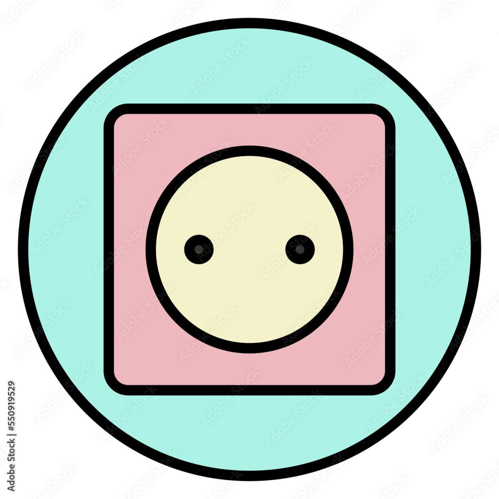 electrical socket icon electrical socket icon