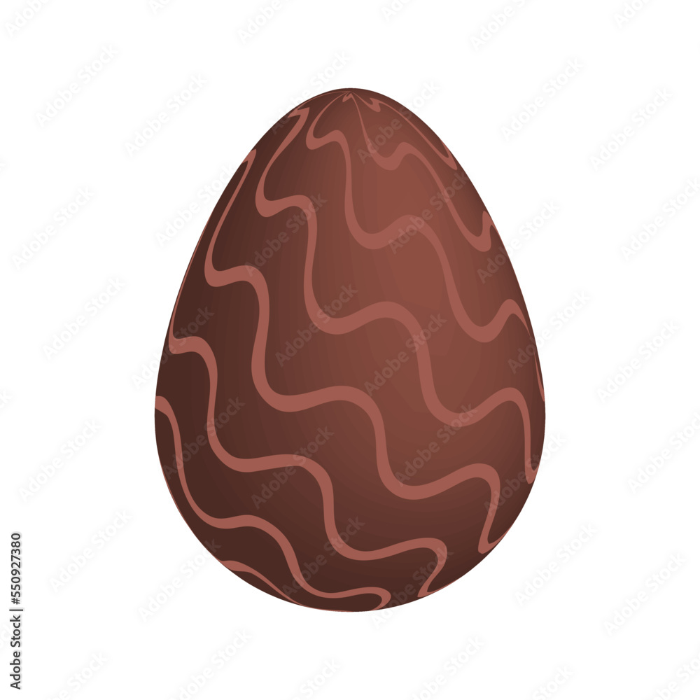 Chocolate Easter eggs. Vector illustration. Chocolate Easter eggs. Vector illustration.