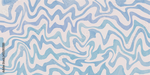 Groovy Swirl psychedelic background. Retro 70s - 60s Hippie Aesthetic wallpaper with Trippy distortion Waves. Vector modern Seventies Style illustration