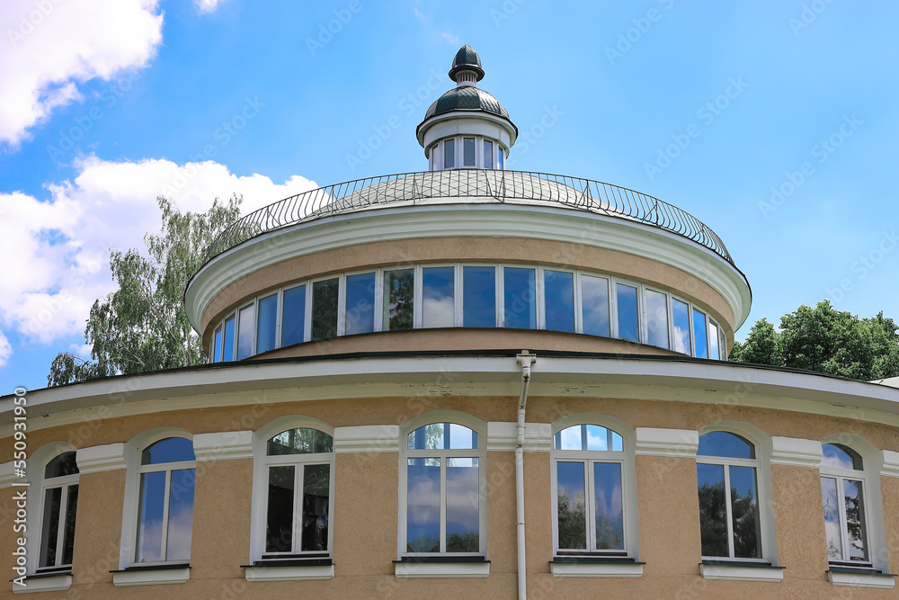 The round building of the library of the Ostroh Academy of the 17th century