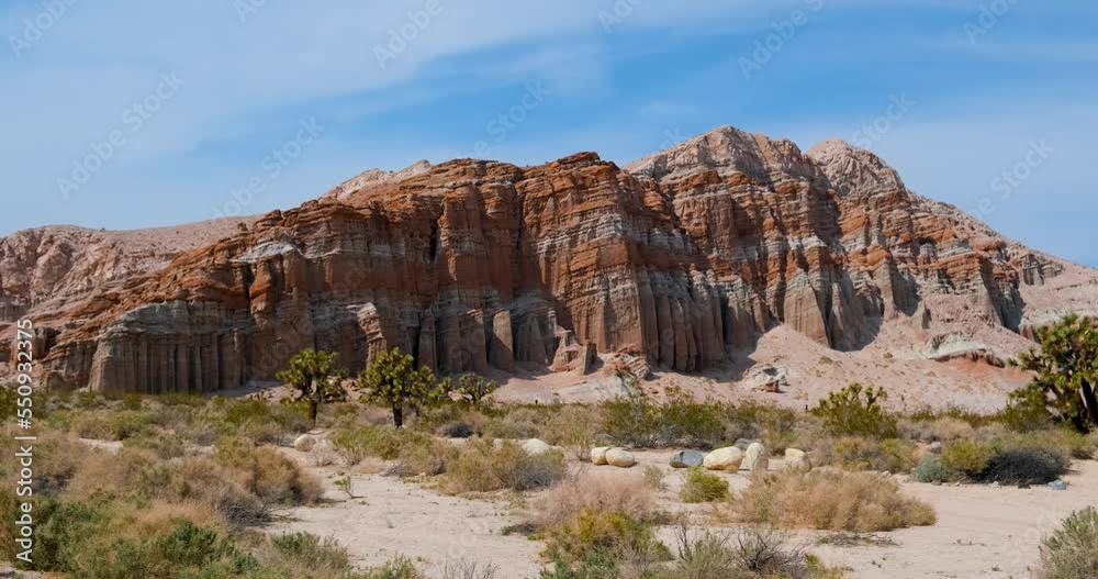 Red rock canyon state park in California.
