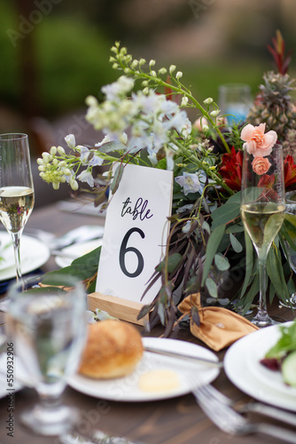 Wedding Dinner Table Setting