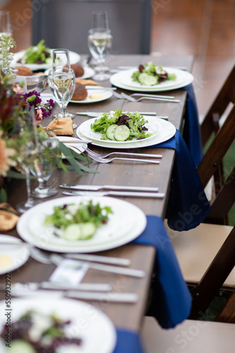 Wedding Dinner Table Setting