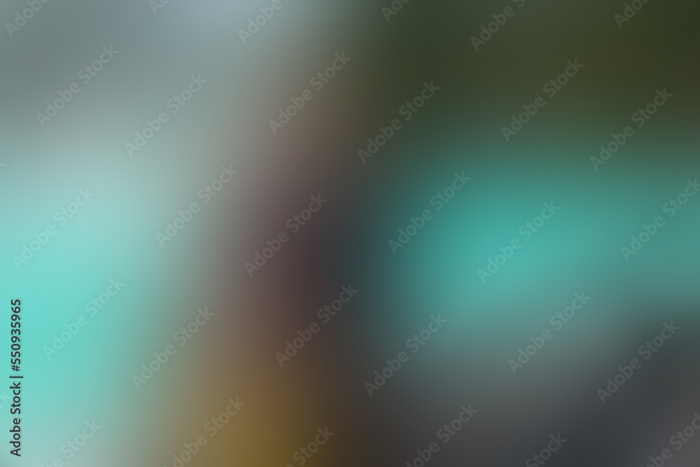 Turquoise and black abstract blurred background. Blurry dark wallpaper. Blue and brown minimalist gradient background. Turquoise and black abstract blurred background. Blurry dark wallpaper. Blue and brown minimalist gradient background.