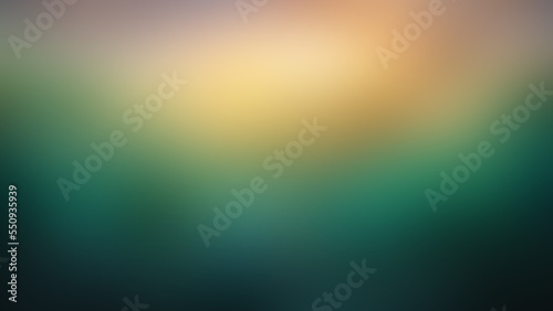 Green and yellow abstract blurred background. Blurry dark wallpaper. Dark green and yellow minimalist gradient background.