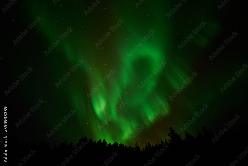 Amazing aurora borealis