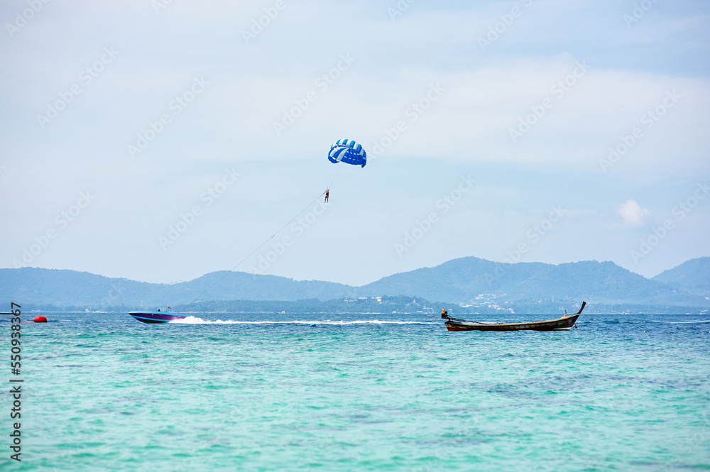 Vacation in Thailand. Beautiful seascape with blue bay. Vacation in Thailand. Beautiful seascape with blue bay.