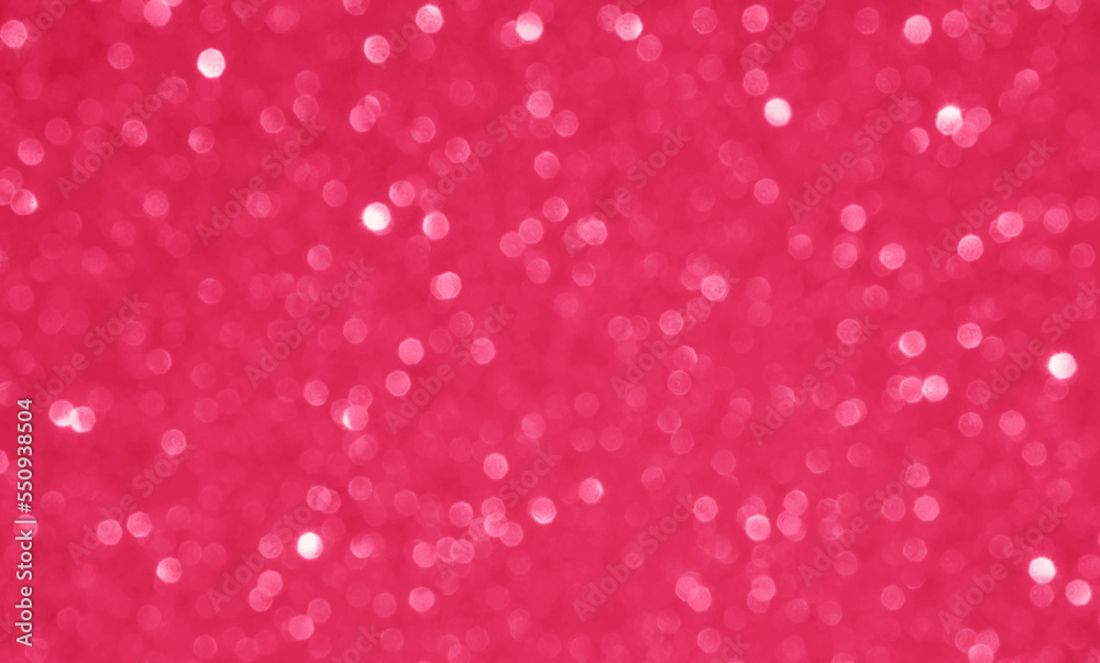 Abstract background with bokeh defocused lights in trendy color Viva Magenta. Demonstrating the colors of the year 2023. Abstract background with bokeh defocused lights in trendy color Viva Magenta. Demonstrating the colors of the year 2023.