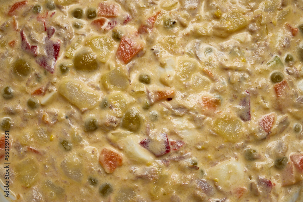 Fototapeta Russian salad