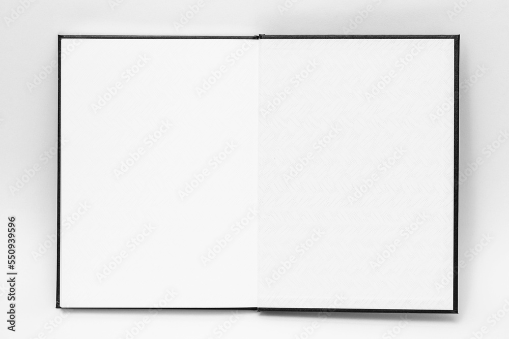a blank notebook in the white background a blank notebook in the white background