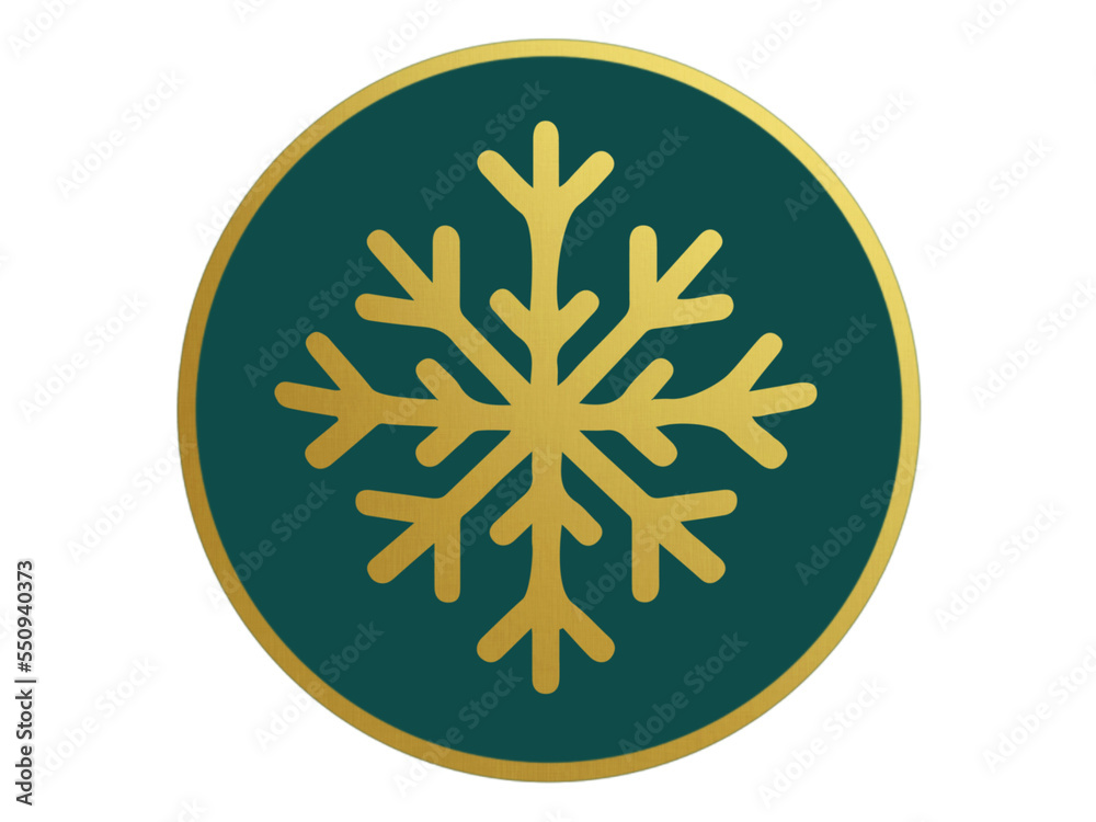 Gold snowflake circle, element, ring, green emerald, teal background, falling snow partical, winter theme design, christmas, holiday, isolated, contrast icon, trendy color mix, rounded shape, minimal Gold snowflake circle, element, ring, green emerald, teal background, falling snow partical, winter theme design, christmas, holiday, isolated, contrast icon, trendy color mix, rounded shape, minimal