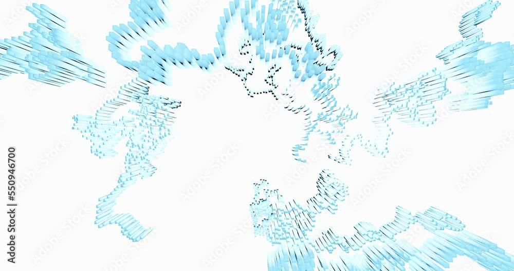 3d render with light blue background with rectangles 3d render with light blue background with rectangles