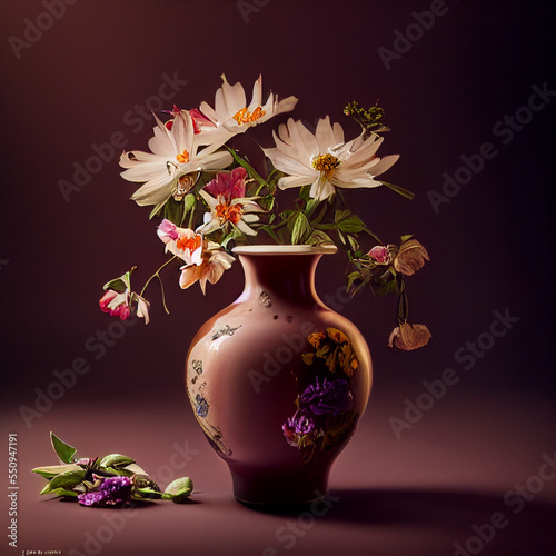 Vase with flowers © Trendboyt