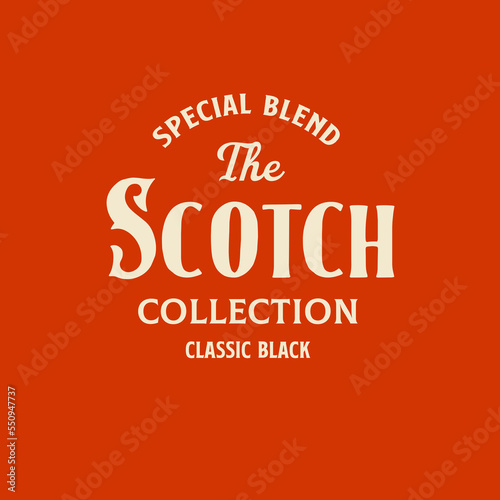 Vintage Badge Logo Design - Vector Stamp, old classic style illustration for apparel brand, restaurant, bistro, barber shop