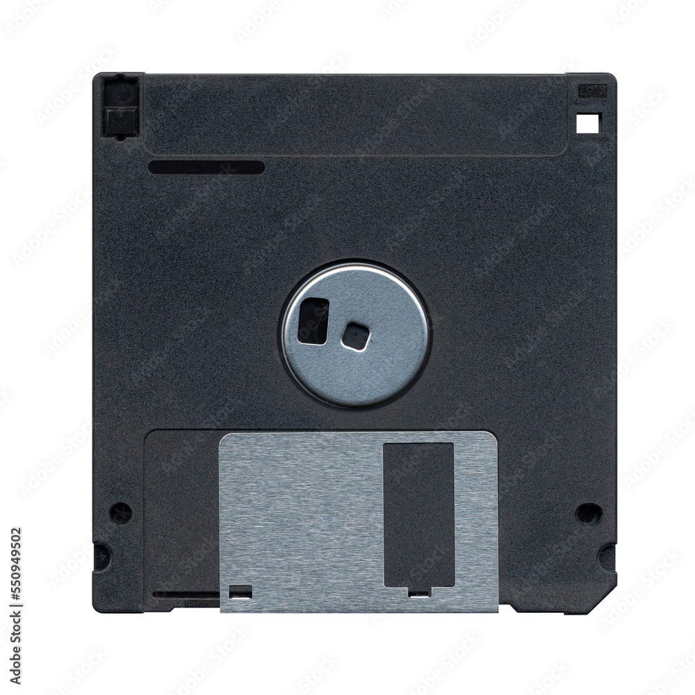Close up of an old floppy disk cassette. Close up of an old floppy disk cassette.