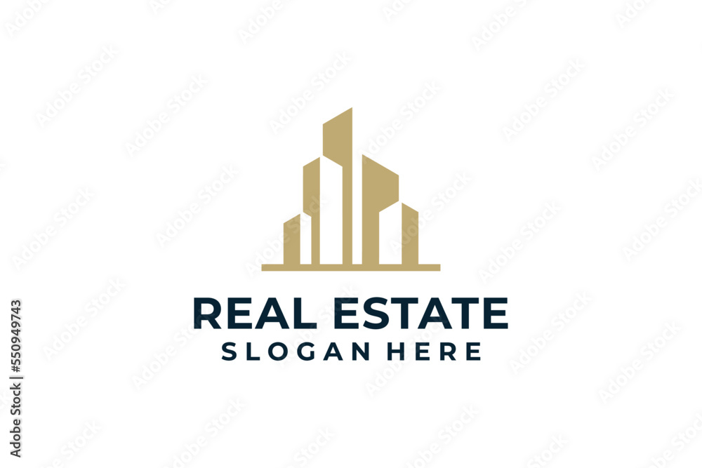 Real estate logo abstract icon brand