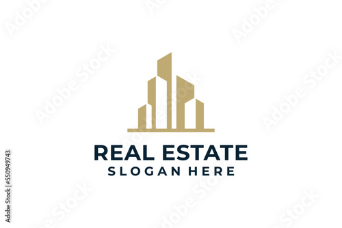 Real estate logo abstract icon brand
