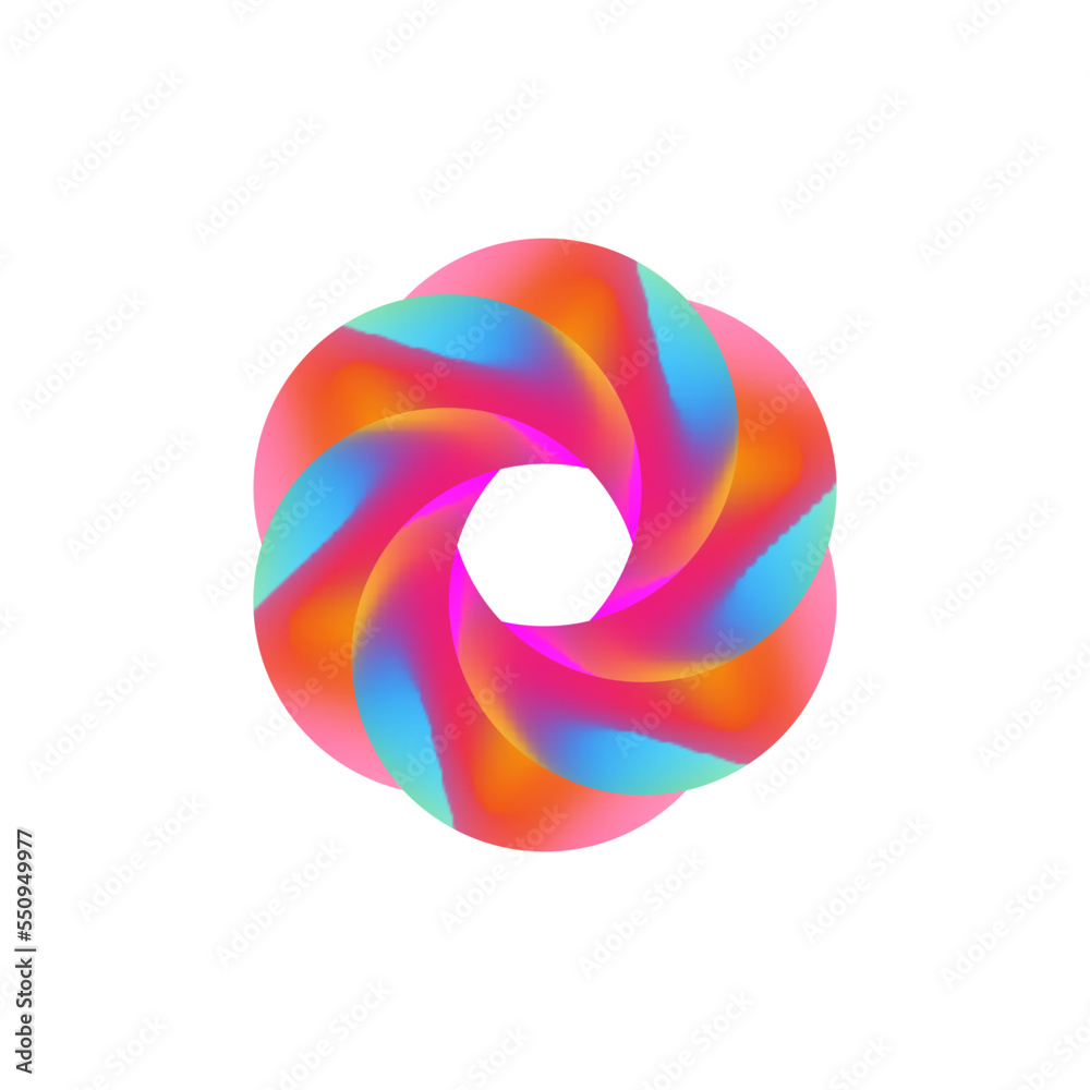 Flower Logo Illustration - Nature wedding bloom blossom garden Hawaii art exotic tropical flora