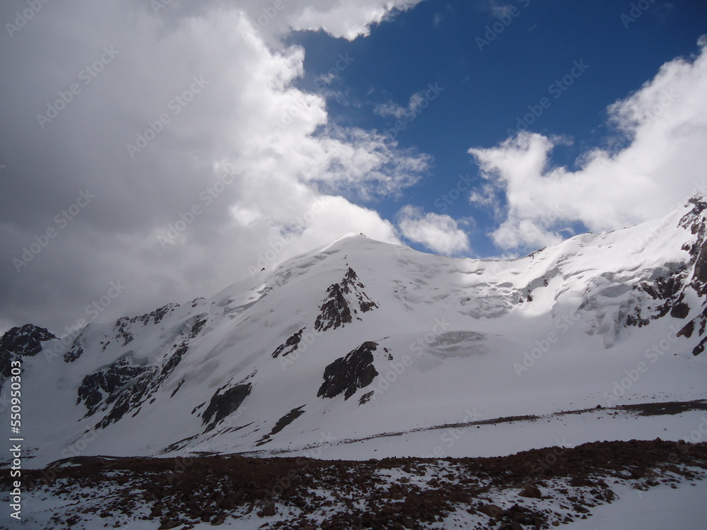 snowy peaks