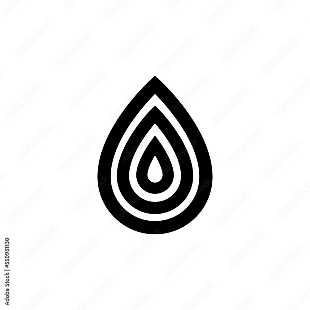 Water droplet logo, drip logo - liquid drop splash aqua clear fresh droplet transparent vector clean pure raindrop freshness shape flow wash falling tear fall fluid thirsty health spa eco