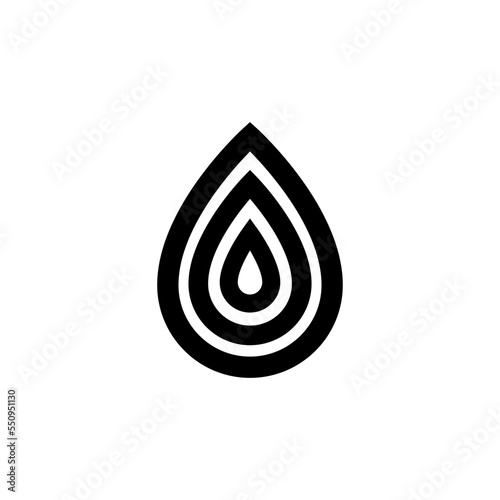 Water droplet logo, drip logo - liquid drop splash aqua clear fresh droplet transparent vector clean pure raindrop freshness shape flow wash falling tear fall fluid thirsty health spa eco