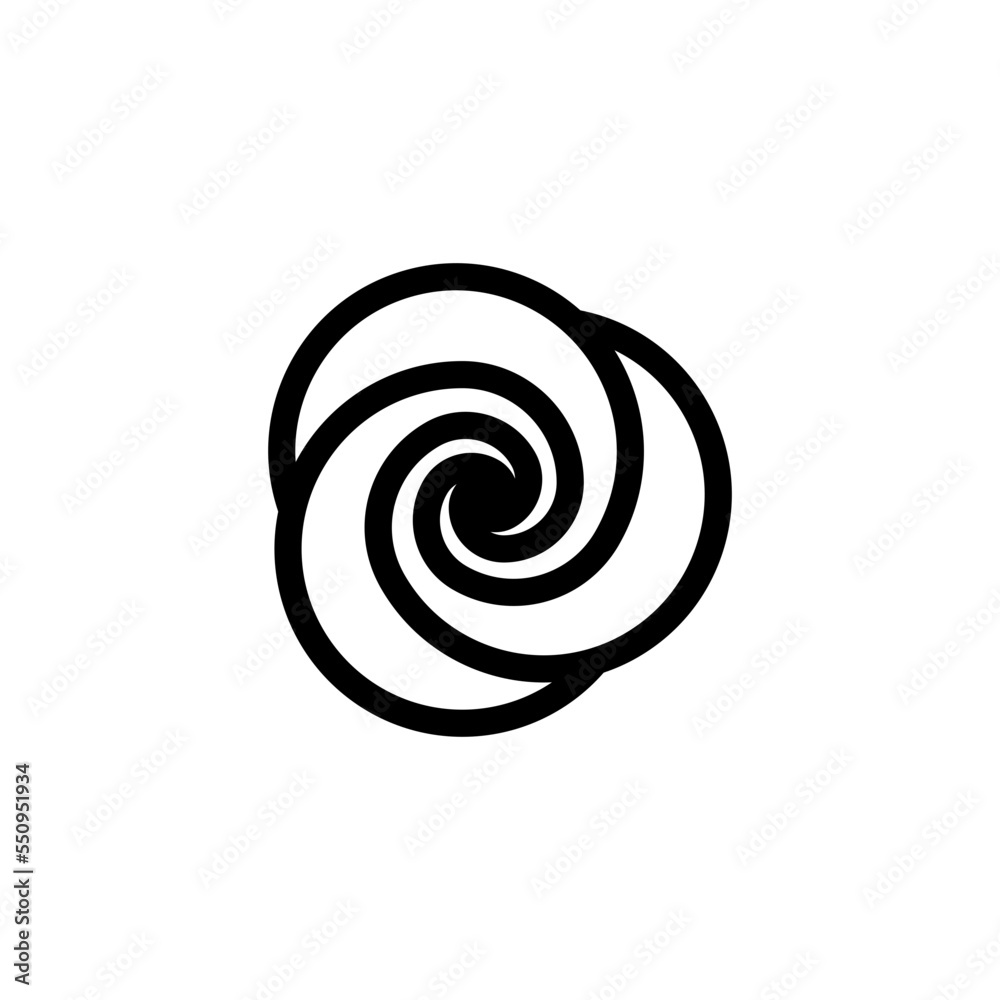 Vortex Circle logo abstract circle shape - spiral motion twirl twist curve rotation spin whirlpool radial warp geometric shape for businesses - spinning circle Vortex Circle logo abstract circle shape - spiral motion twirl twist curve rotation spin whirlpool radial warp geometric shape for businesses - spinning circle