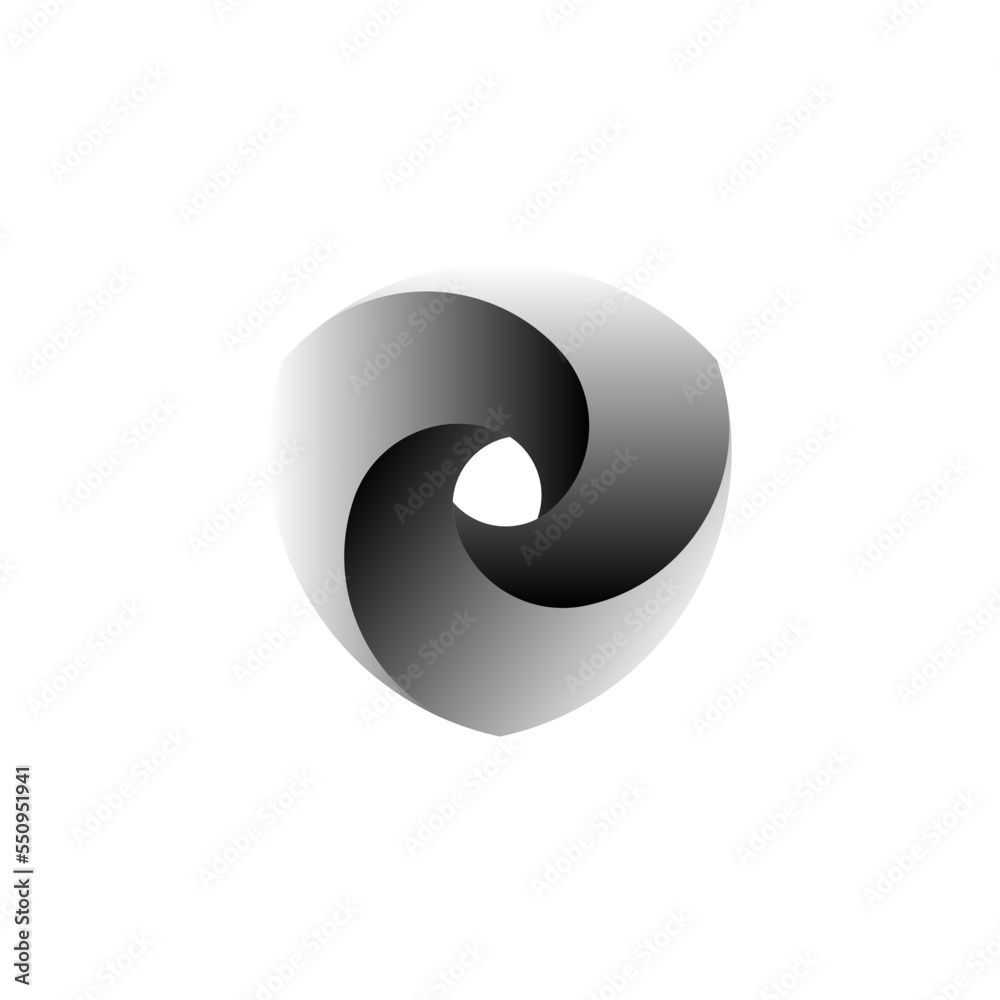 Vortex Circle logo abstract circle shape - spiral motion twirl twist curve rotation spin whirlpool radial warp geometric shape for businesses - spinning circle Vortex Circle logo abstract circle shape - spiral motion twirl twist curve rotation spin whirlpool radial warp geometric shape for businesses - spinning circle