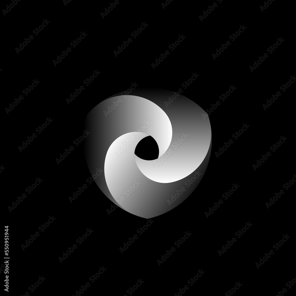 Vortex Circle logo abstract circle shape - spiral motion twirl twist curve rotation spin whirlpool radial warp geometric shape for businesses - spinning circle Vortex Circle logo abstract circle shape - spiral motion twirl twist curve rotation spin whirlpool radial warp geometric shape for businesses - spinning circle