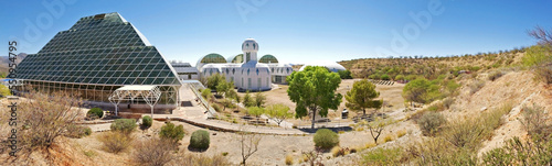  Biosphere 2  Panorama - It is located north of Tucson, Arizona at the base of the stunning Santa Catalina Mountains.
 photo