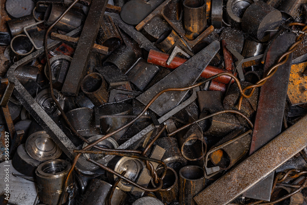 Various kinds of pieces of metal - waste Various kinds of pieces of metal - waste