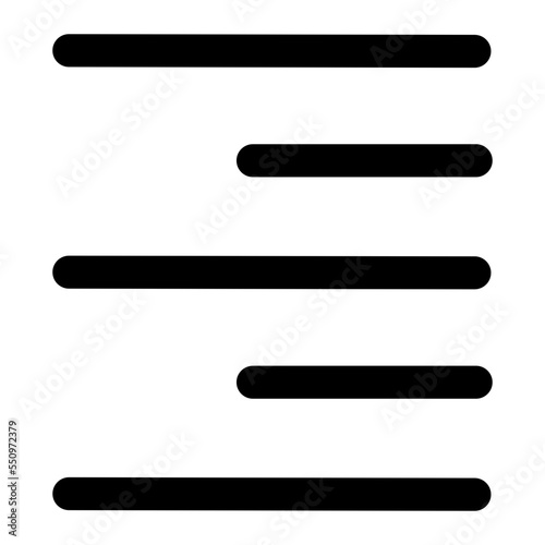align right
