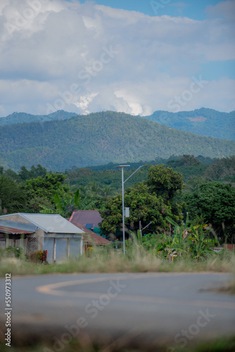 Quiet country road background image © Supat