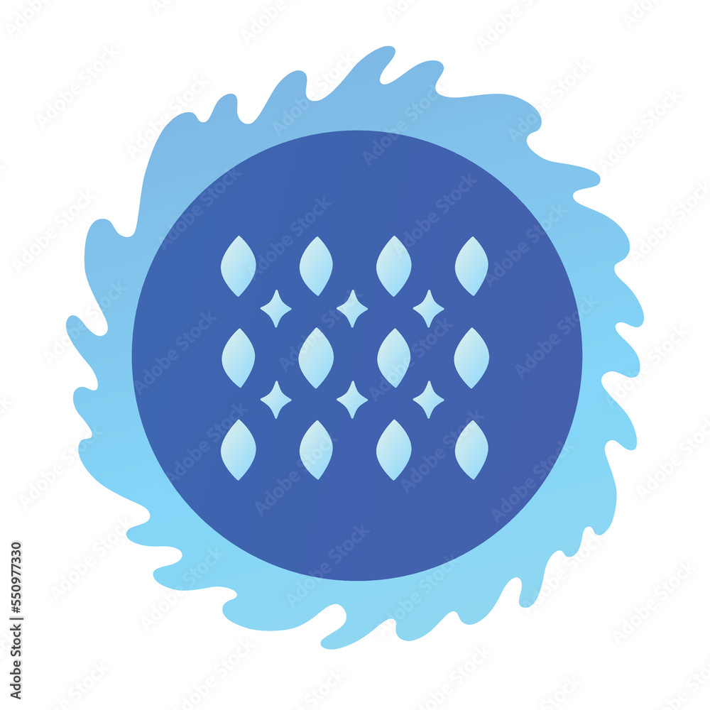 Blue crystal glass plate with fairy ornamental abstract geometric star shapes or aurora pattern vector illustration, art deco style glassware, pendant or earrings design. Blue crystal glass plate with fairy ornamental abstract geometric star shapes or aurora pattern vector illustration, art deco style glassware, pendant or earrings design.